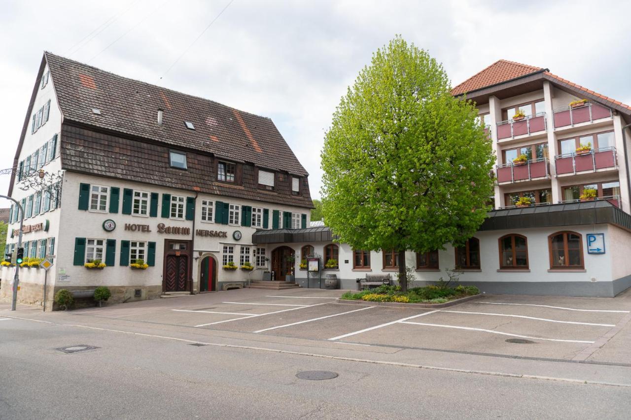 Hotel Restaurant Lamm Hebsack 热姆莎登 外观 照片